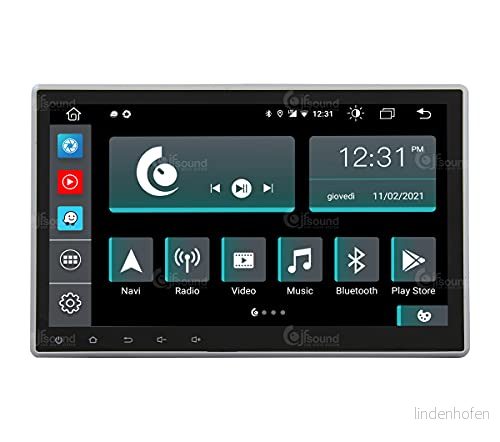 Costum Fit Bilradio för Ford Transit Android GPS Bluetooth WiFi USB Full HD Touchscreen Display 10.1" Easyconnect Processor 8core Röstkontroller 8059307172127