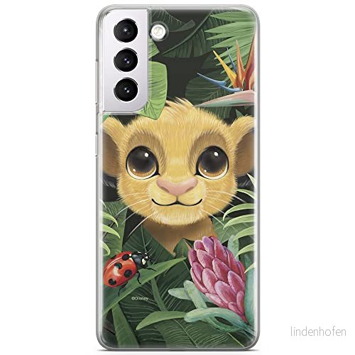 ERT GROUP mobiltelefonfodral för Samsung S21 originalt och officiellt licensierat Disney mönster Simba & Friends 002 optimalt anpassad till formen på mobiltelefonen, fodral tillverkad av TPU plast 5903932294446