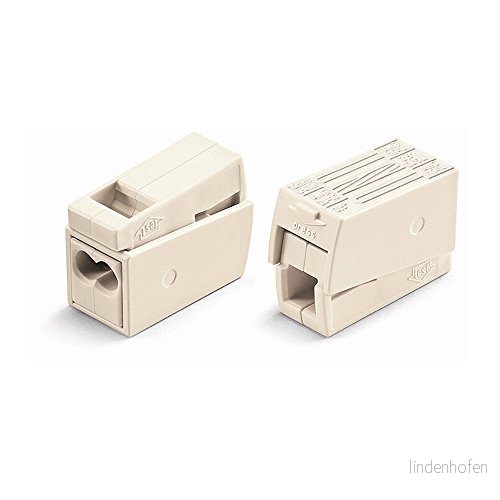 WAGO 224112 anslutningsbar terminalblock, 1 sätt, 300 V, 20 A, 18 AWG, 16 AWG (50 stycken) 4044918583596