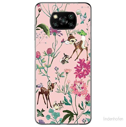 ERT GROUP mobiltelefonfodral för Xiaomi POCOPHONE X3 originalt och officiellt licensierat Disney mönster Bambi & Friends 001 anpassad till formen på mobiltelefonen, fodral tillverkad av TPU plast 5903537120577