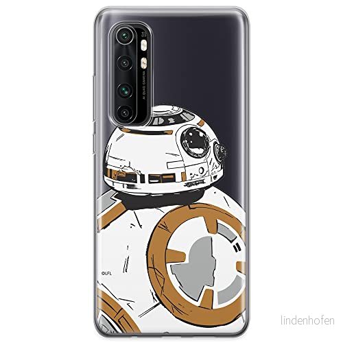 ERT GROUP mobiltelefonfodral för Xiaomi MI NOTE 10 Lite originalt och officiellt licensierat Star Wars mönster BB 8 009 optimalt anpassad till formen på mobiltelefonen, gedeeltelijk transparant 5904805589843