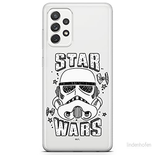 ERT GROUP mobiltelefonfodral för Samsung A72 5G originalt och officiellt licensierat Star Wars mönster Stormtrooper 013 optimalt anpassad till formen på mobiltelefonen, gedeeltelijk transparant 5903040080481