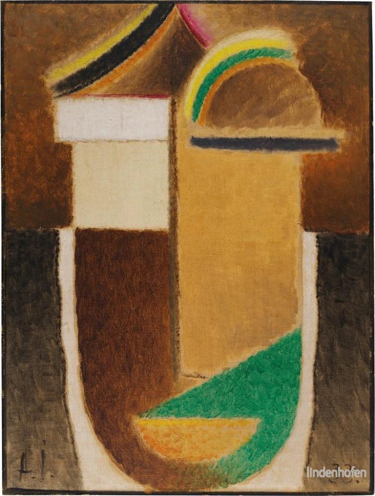Målning Tête abstraite Tête constructive - Alexej von Jawlensky | Konsttryck - Bild 2