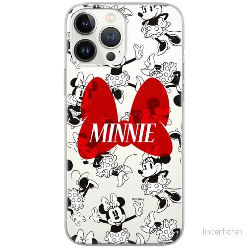 ERT GROUP mobiltelefonfodral för Xiaomi Redmi Note 11 Pro 5G/11 4G originalt och officiellt licensierat Disney mönster Minnie 048, gedeeltelijk transparant 5904805631245
