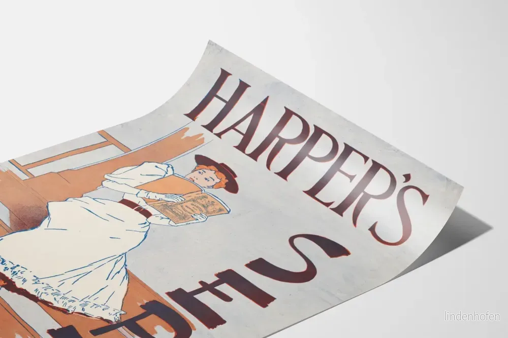Vintageaffisch för Harper's septemberföreläsning om kvinnlighet - Bild 3