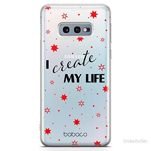ERT GROUP mobiltelefonfodral för Samsung S10e originalt och officiellt licensierat Babaco mönster Positive vibes 006 optimalt anpassad till formen på mobiltelefonen, gedeeltelijk transparant 5903932962086
