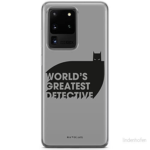 ERT GROUP mobiltelefonfodral för Samsung S20 ULTRA / S11 PLUS originalt och officiellt licensierat DC mönster Batman 051 optimalt anpassad till formen på mobiltelefonen, fodral tillverkad av TPU plast 5905131540584