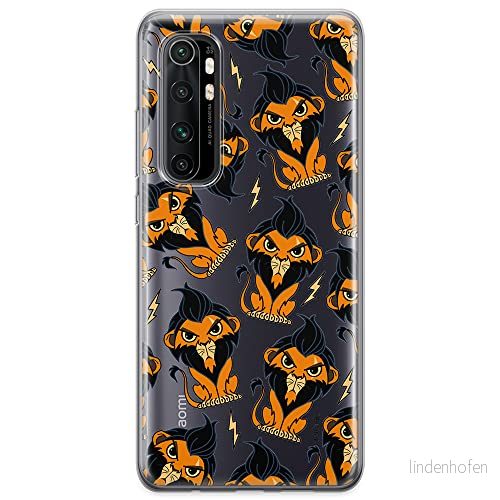 ERT GROUP mobiltelefonfodral för Xiaomi MI NOTE 10 Lite originalt och officiellt licensierat Disney mönster Scar 002 optimalt anpassad till formen på mobiltelefonen, gedeeltelijk transparant 5905131437020