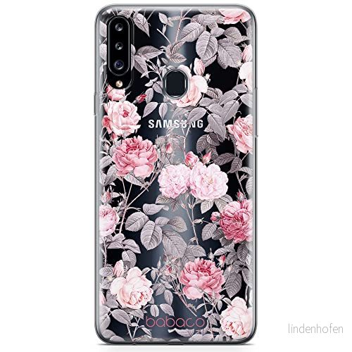 ERT GROUP mobiltelefonfodral för Samsung A20S originalt och officiellt licensierat Babaco mönster Flowers 054 optimalt anpassad till formen på mobiltelefonen, gedeeltelijk transparant 5905131354006