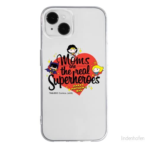 ERT GROUP mobiltelefonfodral för Apple Iphone 14 PLUS originalt och officiellt licensierat DC mönster Super Girls 005 optimalt anpassad till formen på mobiltelefonen, gedeeltelijk transparant 5905131894151