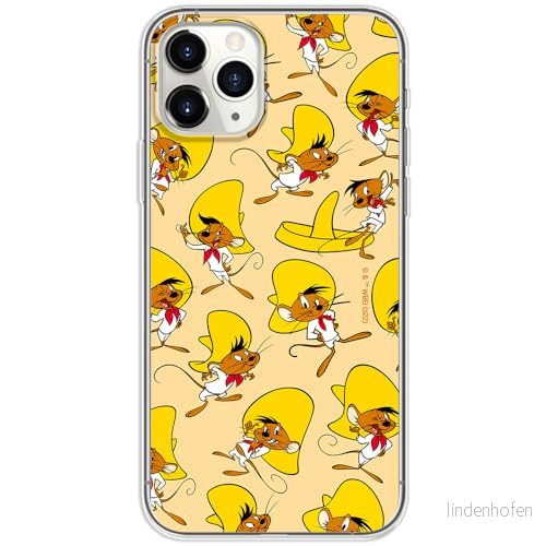 ERT GROUP mobiltelefonfodral för Iphone 11 PRO MAX originalt och officiellt licensierat Looney Tunes mönster Speedy Gonzales 001 anpassad till formen på mobiltelefonen, fodral tillverkad av TPU plast 5905511643195