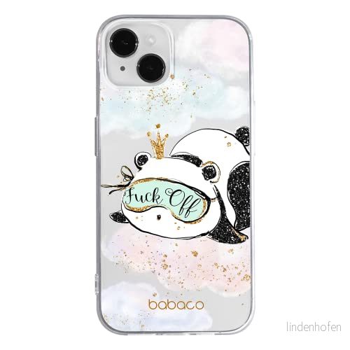 ERT GROUP mobiltelefonfodral för Apple Iphone 14 originalt och officiellt licensierat Babaco mönster Panda 001 optimalt anpassad till formen på mobiltelefonen, gedeeltelijk transparant 5905131878526