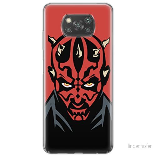 ERT GROUP mobiltelefonfodral för Xiaomi POCOPHONE X3 originalt och officiellt licensierat Star Wars mönster Darth Maul 004 anpassad till formen på mobiltelefonen, fodral tillverkad av TPU plast 5903537128191