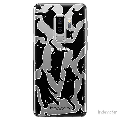 ERT GROUP mobiltelefonfodral för Samsung S9 PLUS originalt och officiellt licensierat Babaco mönster Cats 005 optimalt anpassad till formen på mobiltelefonen, gedeeltelijk transparant 5905131124821