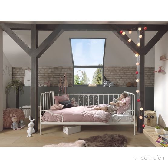 Vipack Enkelsäng Alice 200 x 90 Cm Vit 5420070232111 Vipack Enkelsäng Alice 200 x 90 Cm Vit 5420070232111
