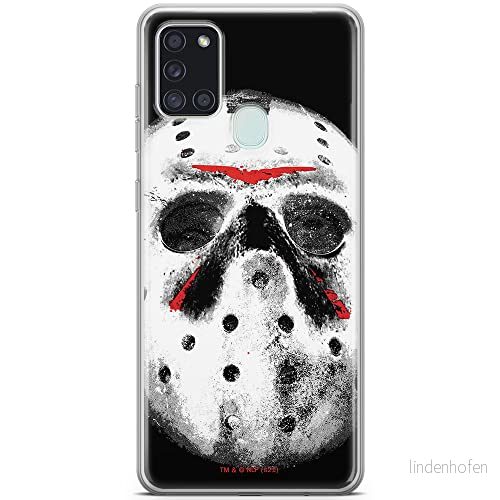 ERT GROUP mobiltelefonfodral för Samsung A21s originalt och officiellt licensierat Horror mönster Friday the 13th 015 optimalt anpassad till formen på mobiltelefonen, fodral tillverkad av TPU plast 5905511114831