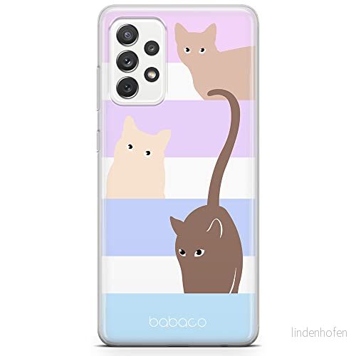 ERT GROUP mobiltelefonfodral för Samsung A33 5G originalt och officiellt licensierat Babaco mönster Cats 014 optimalt anpassad till formen på mobiltelefonen, fodral tillverkad av TPU plast 5905131096746