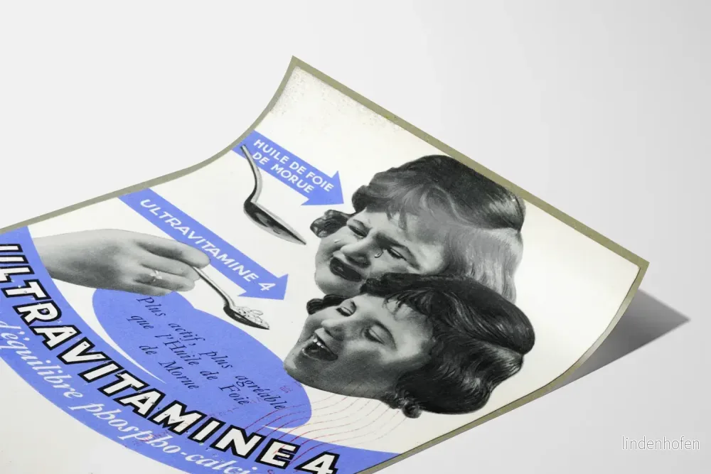 Vintage reklamposter Ultravitamines 4 för väggdekoration - Bild 3