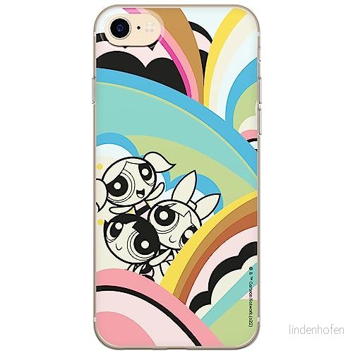 ERT GROUP mobiltelefonfodral för Iphone 7/8/ SE 2/ 3 originalt och officiellt licensierat The Powerpuff Girls mönster 018, fodral tillverkad av TPU plast 5905511965679