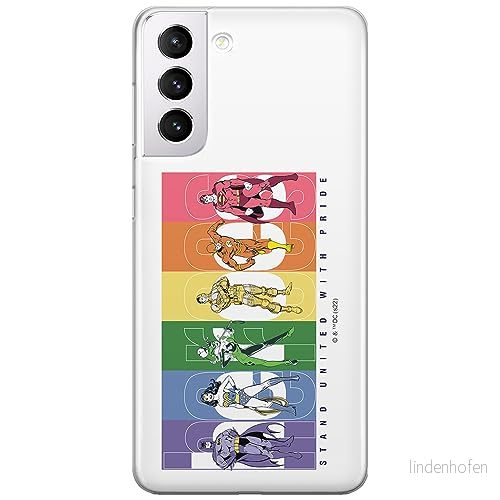 ERT GROUP mobiltelefonfodral för Samsung S21 originalt och officiellt licensierat DC mönster Justice League 008 optimalt anpassad till formen på mobiltelefonen, fodral tillverkad av TPU plast 5905511999216