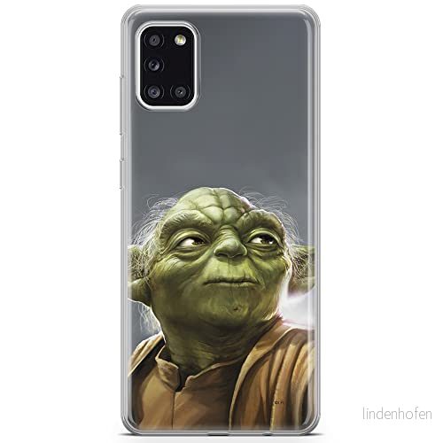 ERT GROUP mobiltelefonfodral för Samsung A31 originalt och officiellt licensierat Star Wars mönster Yoda 006 optimalt anpassad till formen på mobiltelefonen, fodral tillverkad av TPU plast 5903040221983