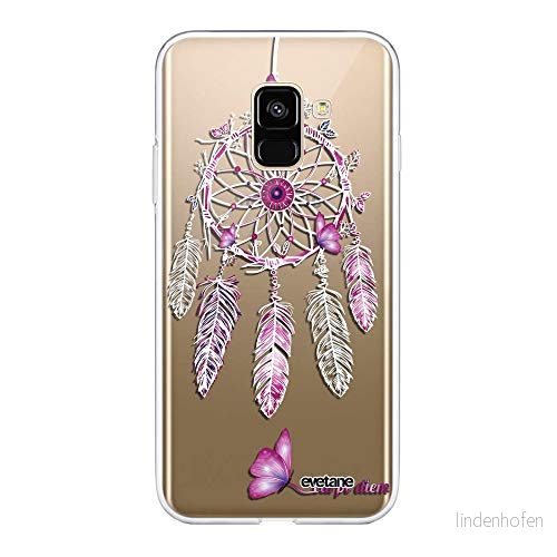 Evetane fodral kompatibelt med Samsung Galaxy A8 2018 360 helkropp främre ryggbeständig smalt skyddande fast Carpe Diem modemönster 3662219420672