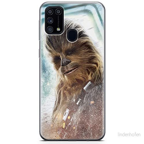 ERT GROUP mobiltelefonfodral för Samsung M31 originalt och officiellt licensierat Star Wars mönster Chewbacca 001 optimalt anpassad till formen på mobiltelefonen, fodral tillverkad av TPU plast 5904805482557