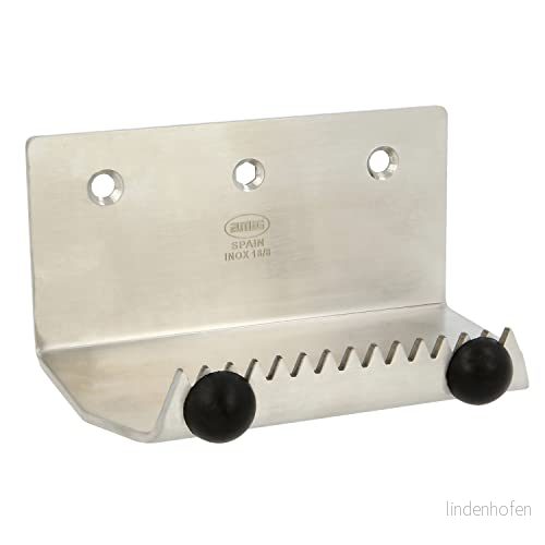 Amig Mod.2 Heavy Door Push Foot Pedal Kontaktlös öppnare i rostfritt stål för enkel öppen utan händer Perfekt hus, portaler eller butiker 121 x 81 3 mm Silver 8413023239593