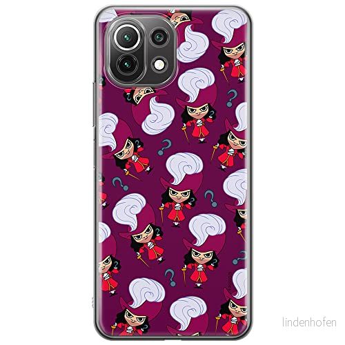 ERT GROUP mobiltelefonfodral för Xiaomi 11 LITE 4G/5G originalt och officiellt licensierat Disney mönster James Hook 002, fodral tillverkad av TPU plast 5905131448705