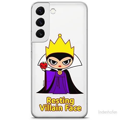 ERT GROUP mobiltelefonfodral för Samsung S22 PLUS originalt och officiellt licensierat Disney mönster The Evil Queen 002 optimalt anpassad till formen på mobiltelefonen, gedeeltelijk transparant 5905131498588