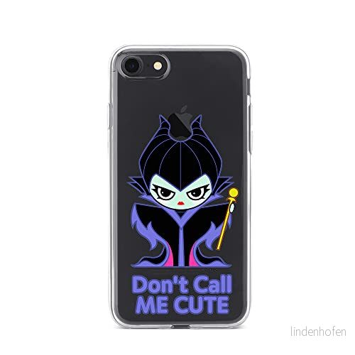 ERT GROUP mobiltelefonfodral för Iphone 7/8/ SE 2/ 3 originalt och officiellt licensierat Disney mönster Maleficent 003 optimalt anpassad till formen på mobiltelefonen, gedeeltelijk transparant 5905131478535