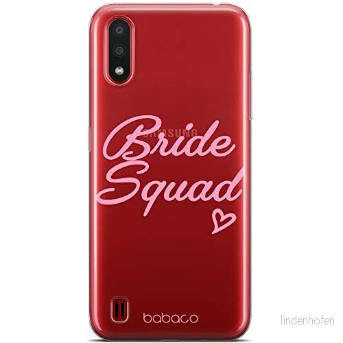ERT GROUP mobiltelefonfodral för Samsung A01 originalt och officiellt licensierat Babaco mönster Bride Squad 001 Vit optimalt anpassad till formen på mobiltelefonen, gedeeltelijk transparant 5904805768026