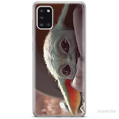 ERT GROUP mobiltelefonfodral för Samsung A31 originalt och officiellt licensierat Star Wars mönster Baby Yoda 021 optimalt anpassad till formen på mobiltelefonen, fodral tillverkad av TPU plast 5904805071041