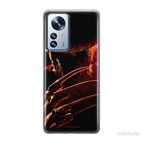 ERT GROUP mobiltelefonfodral för Xiaomi 12 PRO originalt och officiellt licensierat Horror mönster Nightmare of Elm Street 005 anpassad till formen på mobiltelefonen, fodral tillverkad av TPU plast 5905511530204