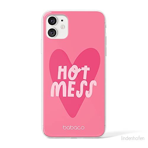 ERT GROUP mobiltelefonfodral för Apple Iphone 11 originalt och officiellt licensierat Babaco mönster Hot Mess 001 Vit optimalt anpassad till formen på mobiltelefonen, fodral tillverkad av TPU plast 5904805026775