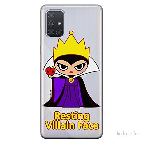 ERT GROUP mobiltelefonfodral för Samsung A71 originalt och officiellt licensierat Disney mönster The Evil Queen 002 optimalt anpassad till formen på mobiltelefonen, gedeeltelijk transparant 5905131496829