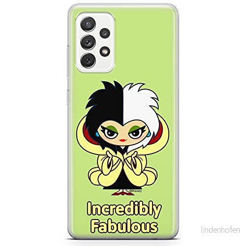 ERT GROUP mobiltelefonfodral för Samsung A52 5G / LTE 4G A52S originalt och officiellt licensierat Disney mönster Cruella 006, fodral tillverkad av TPU plast 5905131489784