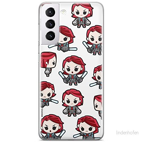 ERT GROUP mobiltelefonfodral för Samsung S21 originalt och officiellt licensierat Marvel mönster Black Widow 013 optimalt anpassad till formen på mobiltelefonen, fodral tillverkad av TPU plast 5904805237560