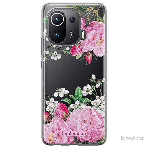 ERT GROUP mobiltelefonfodral för Xiaomi MI 11 PRO originalt och officiellt licensierat Babaco mönster Flowers 046 optimalt anpassad till formen på mobiltelefonen, gedeeltelijk transparant 5905131331779