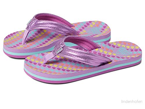 Reef Flicka barn Ahi Tongues, US, Lavendelhjärtan, 37 EU 195333896199