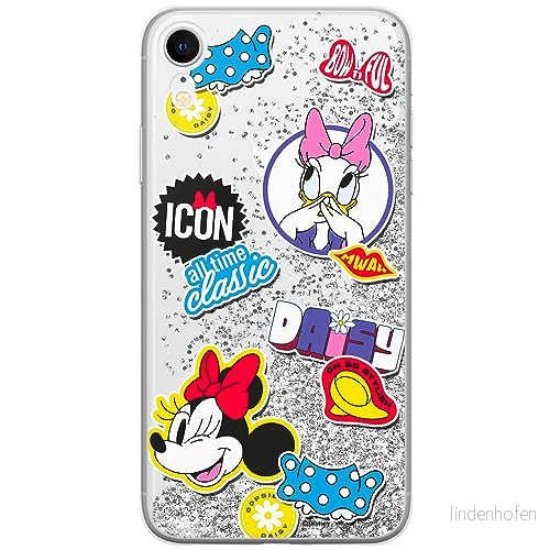 ERT GROUP mobiltelefonfodral för Apple Iphone XR originalt och officiellt licensierat Disney mönster Minnie 067 optimalt anpassad till formen på mobiltelefonen, med glitter overflow effekt 5905131809711