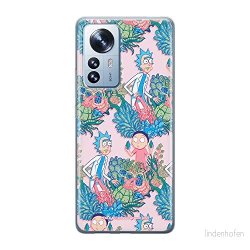 ERT GROUP mobiltelefonfodral för Xiaomi 12 PRO originalt och officiellt licensierat Rick and Morty mönster & 021 anpassad till formen på mobiltelefonen, fodral tillverkad av TPU plast 5905511531485