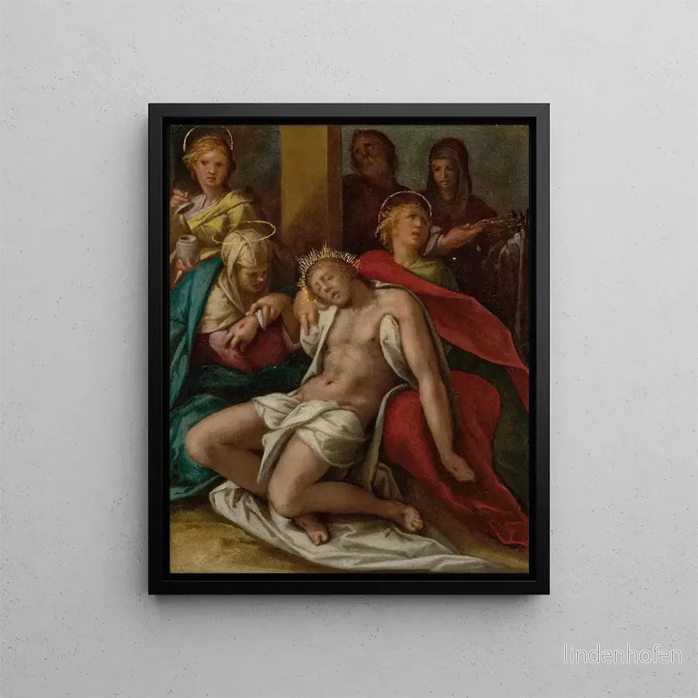 Målning La Déposition - Bartholomaeus Spranger | Konsttryck
