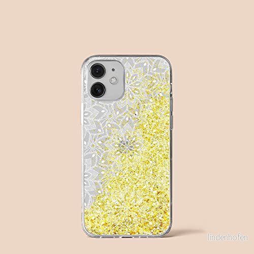 ERT GROUP mobiltelefonfodral för Apple Iphone 12/12 PRO originalt och officiellt licensierat Babaco mönster Mandalas 009 Vit anpassad till formen på mobiltelefonen, med glitter overflow effekt 5904805855238