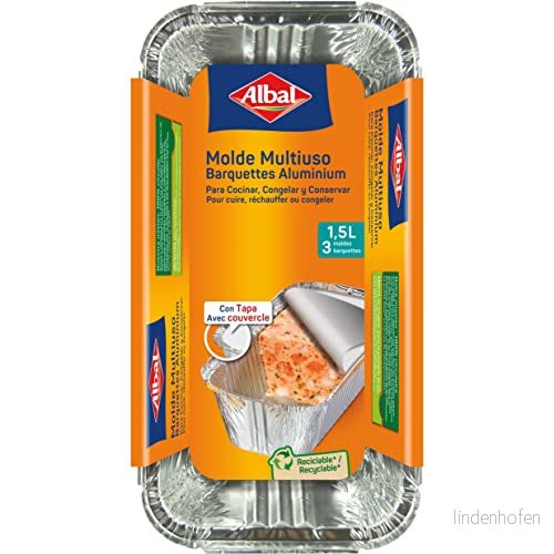 Albal Aluminiumform kapacitet på 1,5 l 1 enhet 4008871202796