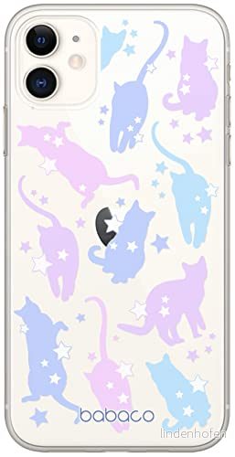 ERT GROUP mobiltelefonfodral för Iphone 11 originalt och officiellt licensierat Babaco mönster Cats 016 optimalt anpassad till formen på mobiltelefonen, gedeeltelijk transparant 5905131103123