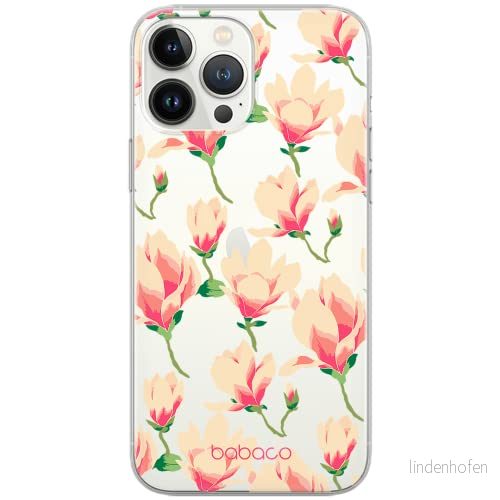 ERT GROUP mobiltelefonfodral för Samsung S10 PLUS originalt och officiellt licensierat Babaco mönster Flowers 016 Vit optimalt anpassad till formen på mobiltelefonen, gedeeltelijk transparant 5903932625325