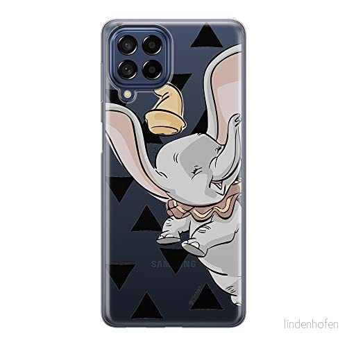 ERT GROUP mobiltelefonfodral för Samsung M53 5G originalt och officiellt licensierat Disney mönster Dumbo 001 optimalt anpassad till formen på mobiltelefonen, gedeeltelijk transparant 5905511394721