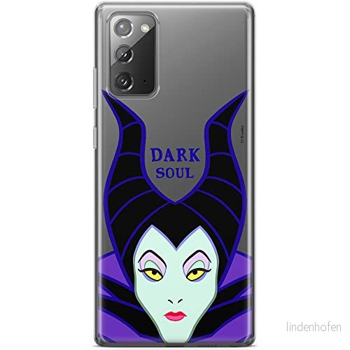 ERT GROUP mobiltelefonfodral för Samsung GALAXY NOTE 20 originalt och officiellt licensierat Disney mönster Maleficent 001 optimalt anpassad till formen på mobiltelefonen, gedeeltelijk transparant 5903040446447