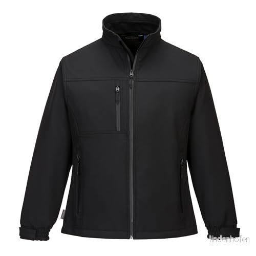 Portwest TK41 Charlotte Dam Softshell (2L), Svart, Storlek L 5036108172023